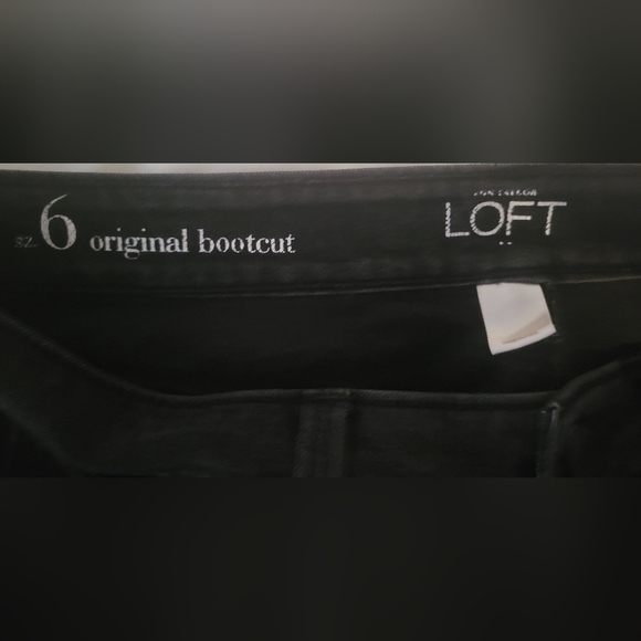 Anne Taylor Loft Black Original Bootcut Jeans - Picture 2 of 3